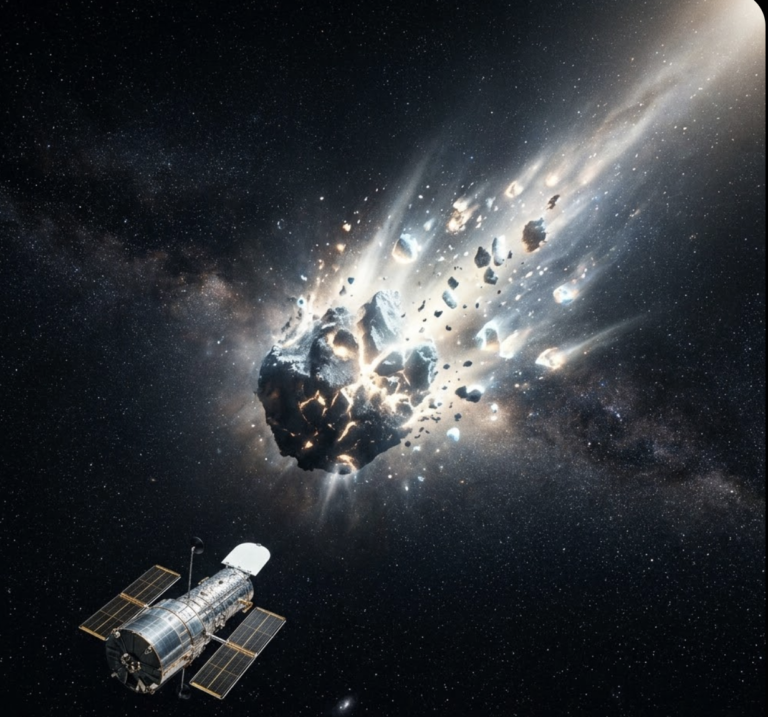 hubble-captures-dying-comet-fragmentation